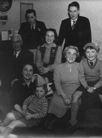 Jos b-1922 (back right), Ann b-1949, Xmas c. 1952